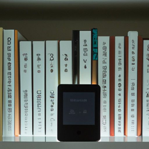 A bookshelf filled with books to indicate the large storage capacity of the kobo clara 2e