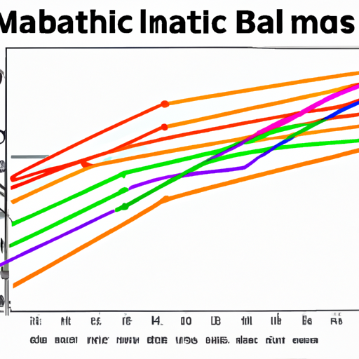 A colorful line plot showcasing matplotlibs basic graphing capabilities