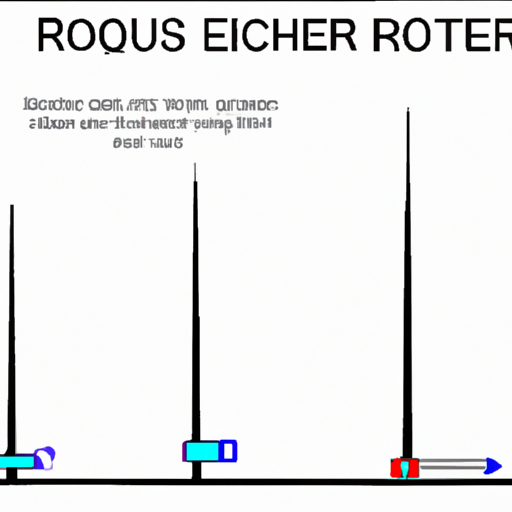A graphical representation of the router’s signal strength and reach across different distances in a home