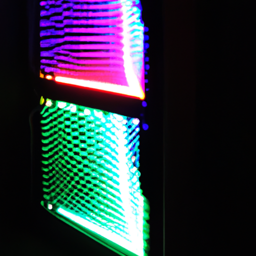 A look at the unique addressable rgb lighting strips and the ambient argb lighting on the case