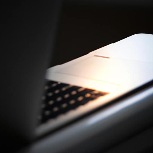 A macbook closing with a soft glow suggesting a sense of finality and commitment