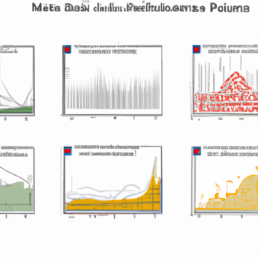 A multi-panel figure showing different types of data visualizations created by combining matplotlib with pandas dataframes