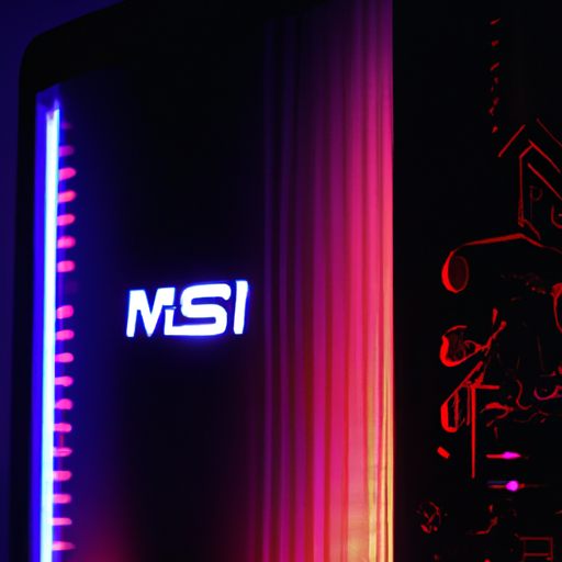 A picture of the msi codex r tower with a vibrant backlight implying value and aesthetics