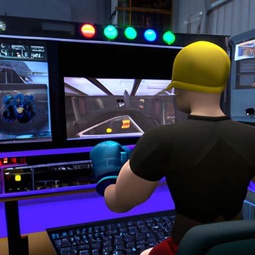 An action-packed scene from a video game with clear visuals showcasing no tearing or stuttering on the monitor