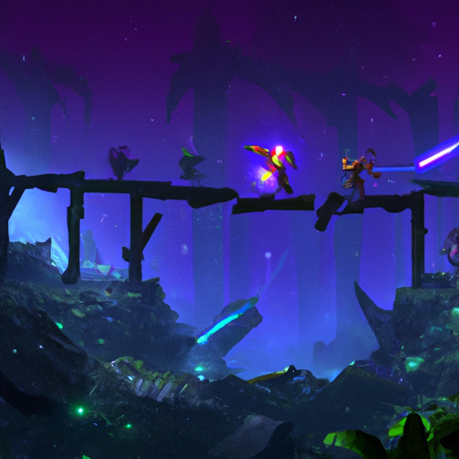 An action scene from a popular game showcasing high-quality graphics