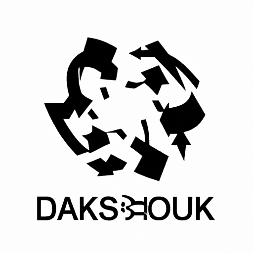 An illustration of the dask logo with multiple arrows representing parallel processing.