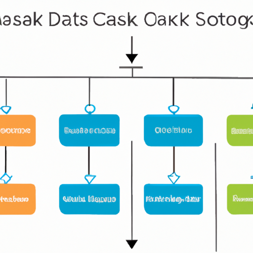 An infographic explaining how dask schedulers manage task execution across multiple cores.