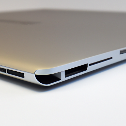Angled view of the vivobook 14 showing its thin profile and build materials