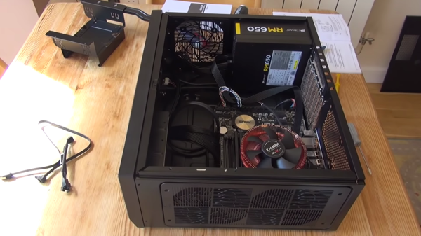 Silverstone gd09b aluminum htpc case 1