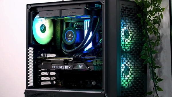Thermaltake ceres 300 black e atx case 1