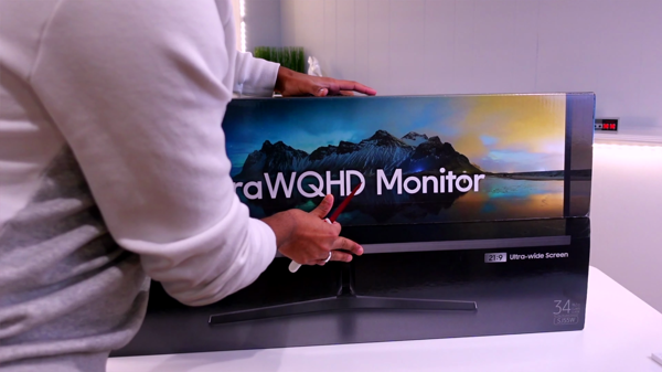 Samsung 34 ultrawide monitor s34j552wqnxza renewed front