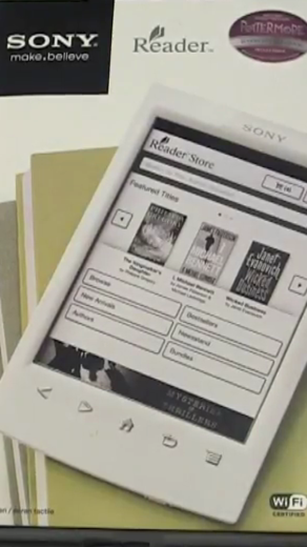 Sony prs t2 wi fi ebook reader black box